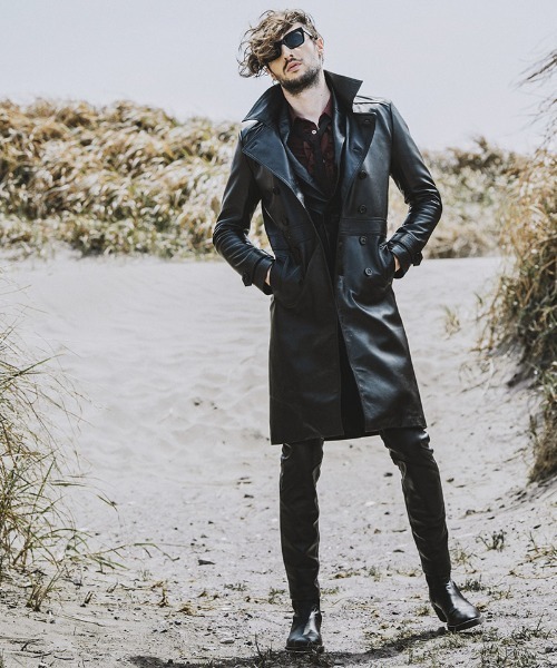 NO ID.（ノーアイディ）の「mj9479- ｼｰﾌﾟﾚｻﾞｰｼﾞｬｰﾏﾝ トレンチコート