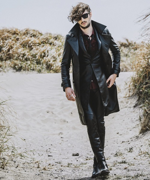 NO ID.（ノーアイディ）の「mj9479- ｼｰﾌﾟﾚｻﾞｰｼﾞｬｰﾏﾝ トレンチコート