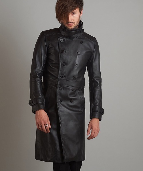 NO ID.（ノーアイディ）の「mj9479- ｼｰﾌﾟﾚｻﾞｰｼﾞｬｰﾏﾝ トレンチコート