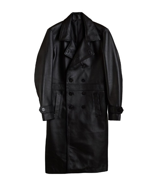 NO ID.（ノーアイディ）の「mj9479- ｼｰﾌﾟﾚｻﾞｰｼﾞｬｰﾏﾝ トレンチコート