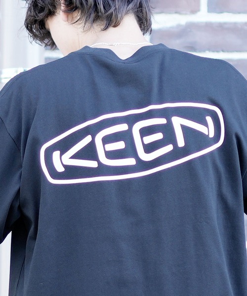 KEEN(キーン)の「KEEN/キーン ロンT バックプリント 薄手 1026995/1028434/1028436(Tシャツ/カットソー・メンズ・ブラック/ホワイト/オリーブ・L/M/XL)」の13枚目の写真