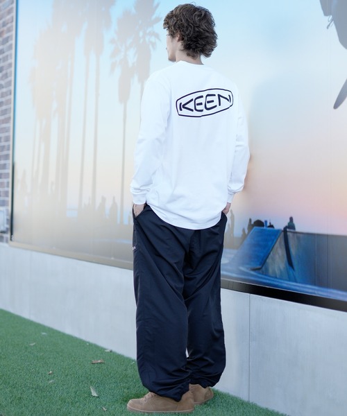 KEEN(キーン)の「KEEN/キーン ロンT バックプリント 薄手 1026995/1028434/1028436(Tシャツ/カットソー・メンズ・ブラック/ホワイト/オリーブ・L/M/XL)」の9枚目の写真