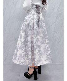 dazzlin | 3Dフラワーコルセットタックスカート(スカート)