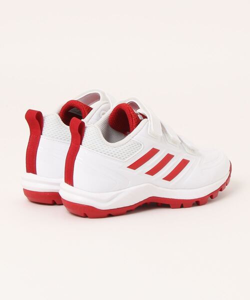 adidas（アディダス）の「《adidas》JAPANTRAINERACK（その他シューズ・キッズ・ホワイト×レッド・21.0cm/23.0cm/22.0cm/23.5cm/20.5cm/24.5cm/21.5cm/22.5cm/20.0cm/24.0cm）」の2枚目の写真