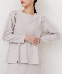 mili an deni | ブリスタークレープペプラムトップス(シャツ/ブラウス)