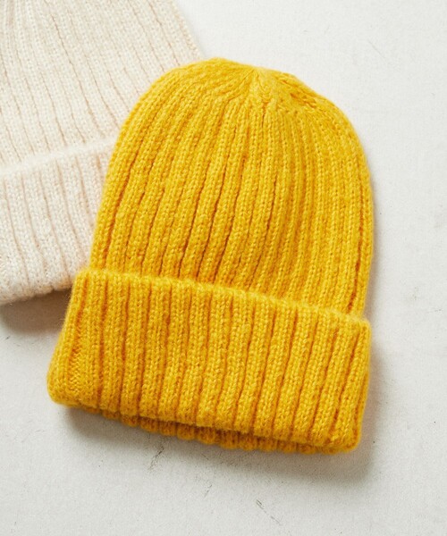 FREAK'S STORE（フリークスストア）の「限定展開　カラー ニット帽（ニットキャップ/ビーニー・レディース・ブラック/オフホワイト/ブルー/イエロー・ONE SIZE）」の14枚目の写真
