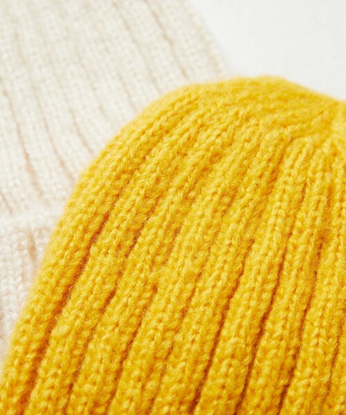 FREAK'S STORE（フリークスストア）の「限定展開　カラー ニット帽（ニットキャップ/ビーニー・レディース・ブラック/オフホワイト/ブルー/イエロー・ONE SIZE）」の15枚目の写真