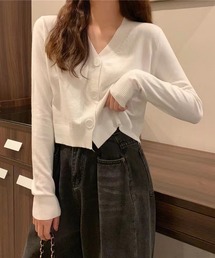 BUFFALO BOBS　バッファローボブス　カーディガン SHIPPO(シッポウ) モノグラム ニット カーディガン BUFFALO BOBS