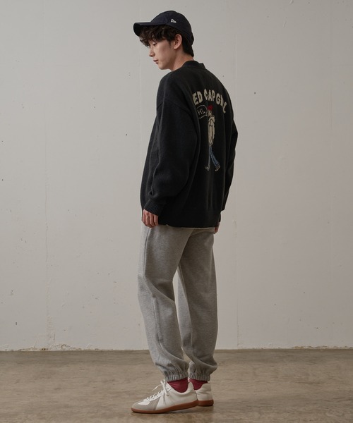 Red Cap Girl(レッドキャプガール)の「【UNIIT/ユニット】【RED CAP GIRL/レッドキャップガール】UNIIT × RED CAP GIRL バックイラスト ジャガードニット Vネック カーディガン ビッグシルエット(カーディガン/ボレロ・メンズ・アイボリー/ブラック/ブルー・LARGE/MEDIUM)」の18枚目の写真