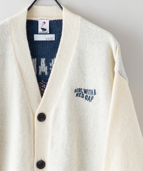 JUCCA 売れ筋商品|||ユッカ カーディガン アウター レディース Cardigans Red AMBIDEX Store △raw cardigan(F クロ): l'atelier du savon