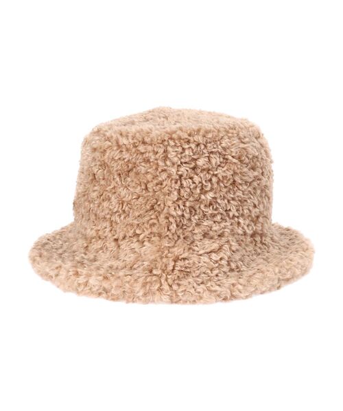 earth music&ecology(アースミュージックアンドエコロジー)の「ボアバケットハット(ハット・レディース・ベージュ/ホワイト/ライトグリーン・FREE)」の16枚目の写真