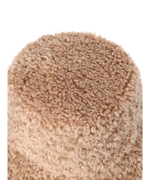 earth music&ecology(アースミュージックアンドエコロジー)の「ボアバケットハット(ハット・レディース・ベージュ/ホワイト/ライトグリーン・FREE)」の18枚目の写真