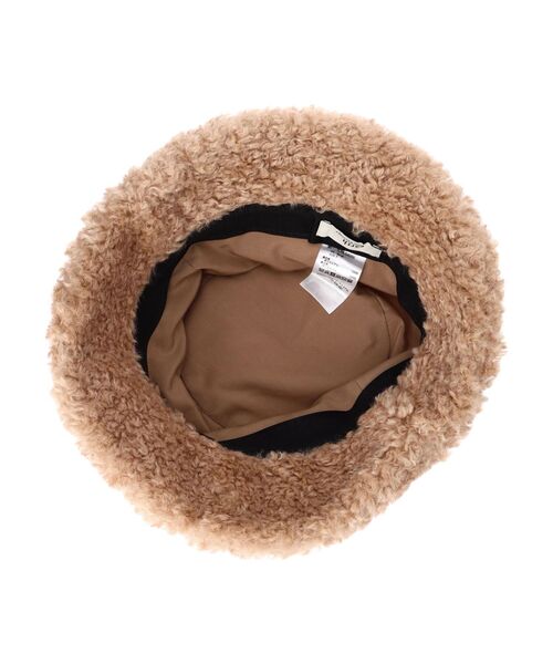 earth music&ecology(アースミュージックアンドエコロジー)の「ボアバケットハット(ハット・レディース・ベージュ/ホワイト/ライトグリーン・FREE)」の19枚目の写真