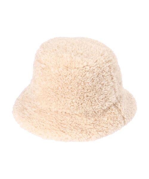 earth music&ecology(アースミュージックアンドエコロジー)の「ボアバケットハット(ハット・レディース・ベージュ/ホワイト/ライトグリーン・FREE)」の21枚目の写真