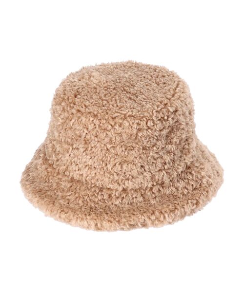 earth music&ecology(アースミュージックアンドエコロジー)の「ボアバケットハット(ハット・レディース・ベージュ/ホワイト/ライトグリーン・FREE)」の22枚目の写真