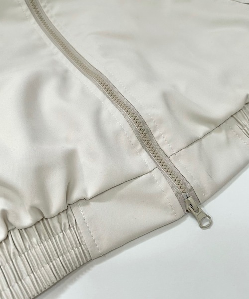 Cham.（チャム）の「古着っぽオーバーサイズジャケット（ブルゾン・レディース・ベージュ・F/M/L）」の18枚目の写真