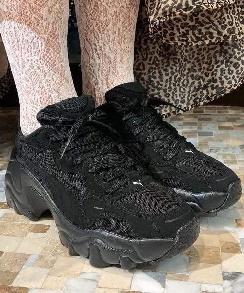 Ray BEAMS（レイビームス）の「PUMA / パルサー ウェッジ（スニーカー・レディース・ブラック・24.5cm/24.0cm/23.5cm/23.0cm）」の7枚目の写真