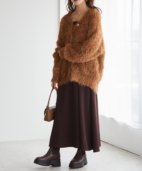 セール】2WAYラメシャギーカーディガン（カーディガン/ボレロ）｜RANAN