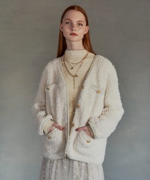 YECCA VECCA | カーリーフェイクファージャケット(その他アウター)