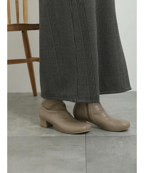 Samansa Mos2 blue（サマンサモスモスブルー）の「ストレッチブーツ（ブーツ・レディース・キナリ/ベージュ/ブラック・L/M）」の7枚目の写真