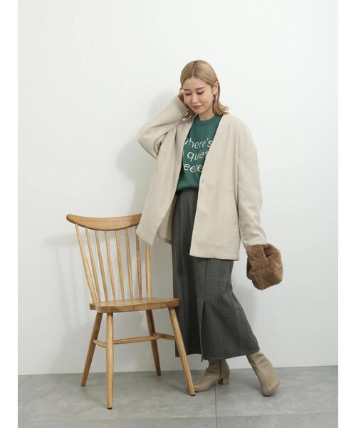 Samansa Mos2 blue（サマンサモスモスブルー）の「ストレッチブーツ（ブーツ・レディース・キナリ/ベージュ/ブラック・L/M）」の10枚目の写真