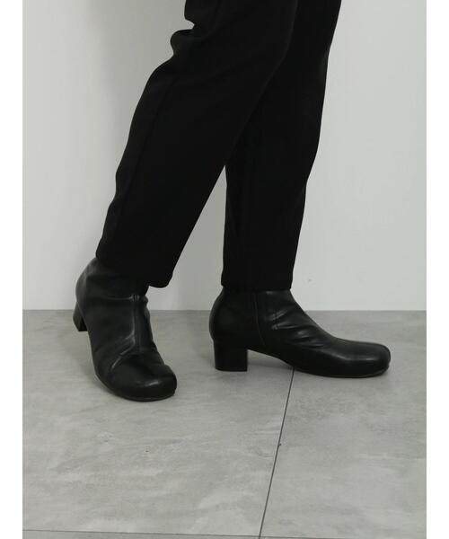 Samansa Mos2 blue（サマンサモスモスブルー）の「ストレッチブーツ（ブーツ・レディース・キナリ/ベージュ/ブラック・L/M）」の14枚目の写真