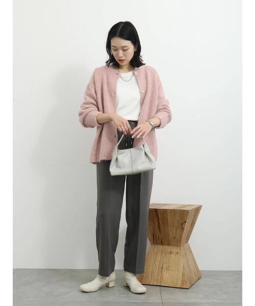 Samansa Mos2 blue（サマンサモスモスブルー）の「ストレッチブーツ（ブーツ・レディース・キナリ/ベージュ/ブラック・L/M）」の21枚目の写真