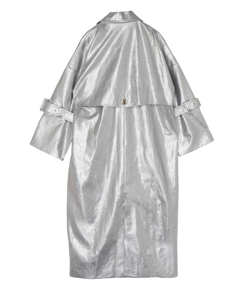 PAMEO POSE（パメオポーズ）の「Disco Balls Coat（チェスターコート・レディース・シルバー・LARGE/SHORT/LONG）」の2枚目の写真
