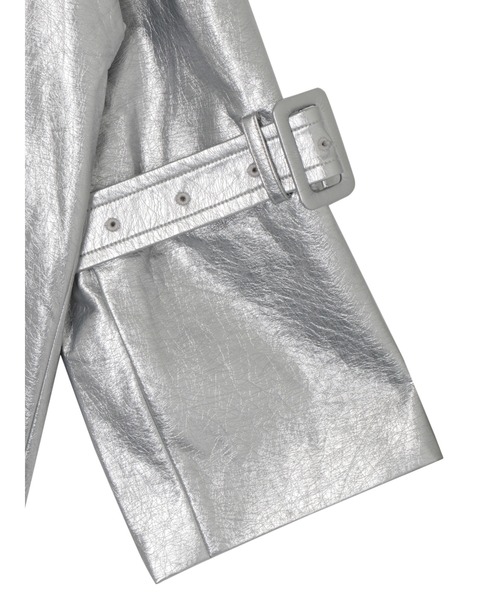 PAMEO POSE（パメオポーズ）の「Disco Balls Coat（チェスターコート・レディース・シルバー・LARGE/SHORT/LONG）」の5枚目の写真