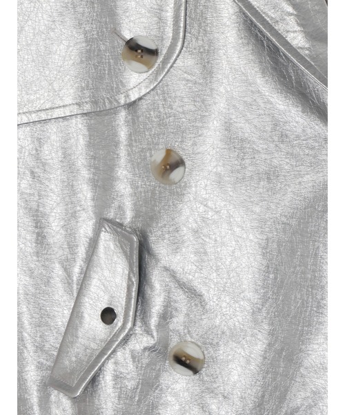 PAMEO POSE（パメオポーズ）の「Disco Balls Coat（チェスターコート・レディース・シルバー・LARGE/SHORT/LONG）」の7枚目の写真