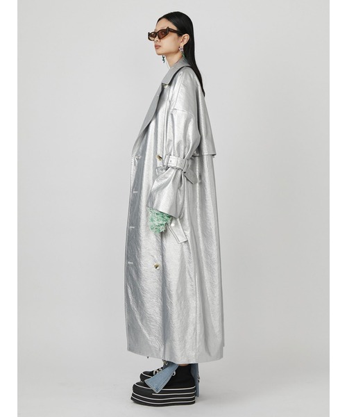 PAMEO POSE（パメオポーズ）の「Disco Balls Coat（チェスターコート・レディース・シルバー・LARGE/SHORT/LONG）」の12枚目の写真