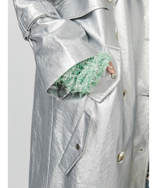 PAMEO POSE（パメオポーズ）の「Disco Balls Coat（チェスターコート・レディース・シルバー・LARGE/SHORT/LONG）」の13枚目の写真