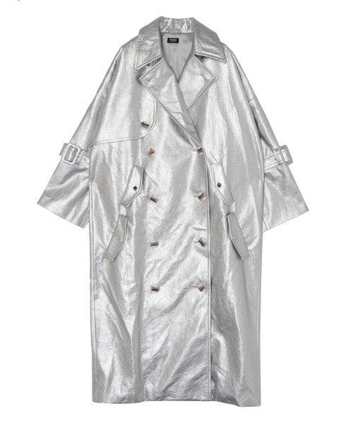 PAMEO POSE（パメオポーズ）の「Disco Balls Coat（チェスターコート・レディース・シルバー・LARGE/SHORT/LONG）」の9枚目の写真