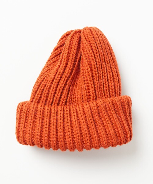 HIGHLAND 2000（ハイランドトゥーサウザンド）の「HIGHLAND2000/ハイランド2000 別注 ボブニットキャップ（ニットキャップ/ビーニー・メンズ・ブラック/オレンジ/ナチュラル/その他9・ﾌﾘ-）」の8枚目の写真