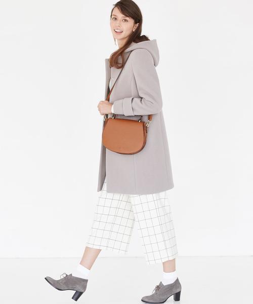 green label relaxing(グリーンレーベルリラクシング)の「※※※◆PJT KF W 2WAY N/CL HOODコート◆(その他アウター・レディース・グレー/ベージュ/ネイビー・36/34/38/40/42/44)」の8枚目の写真