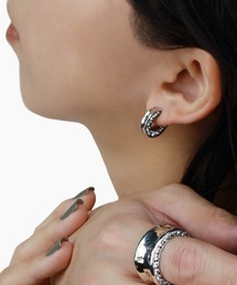 e.m.（イーエム）の「2Psetジルコニアフープピアス/カップル