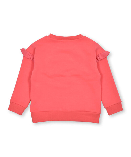 Noeil aime BeBe(ノイユエイムベベ)の「袖フリルベア裏毛起毛ウサギトレーナ―(80~130cm)(スウェット・キッズ・オフホワイト/ピンク・90cm/100cm/80cm/110cm/120cm/130cm)」の17枚目の写真