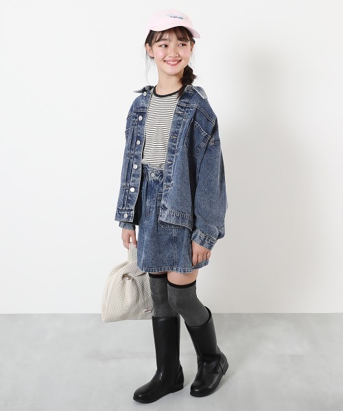 devirock(デビロック)の「ビッグシルエット デニムジャケット(デニムジャケット・キッズ・その他1/その他2/その他3・100cm/110cm/120cm/130cm/150cm/160cm/140cm)」の19枚目の写真