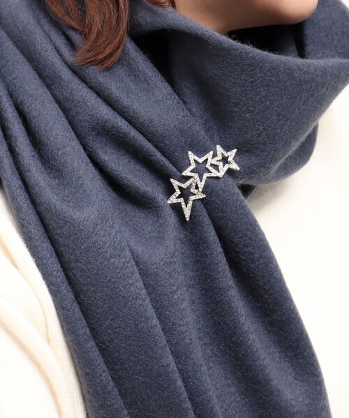 NOLLEY’S Sophi(ノーリーズソフィ)の「トリオキラスターブローチ(ブローチ/コサージュ・レディース・ゴールド/シルバー・FREE)」の6枚目の写真