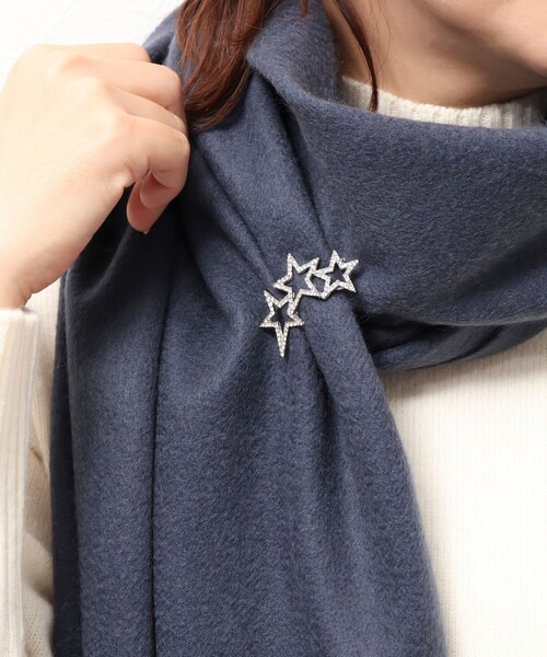 NOLLEY’S Sophi(ノーリーズソフィ)の「トリオキラスターブローチ(ブローチ/コサージュ・レディース・ゴールド/シルバー・FREE)」の7枚目の写真