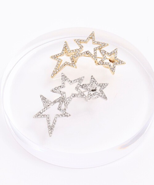 NOLLEY’S Sophi(ノーリーズソフィ)の「トリオキラスターブローチ(ブローチ/コサージュ・レディース・ゴールド/シルバー・FREE)」の9枚目の写真