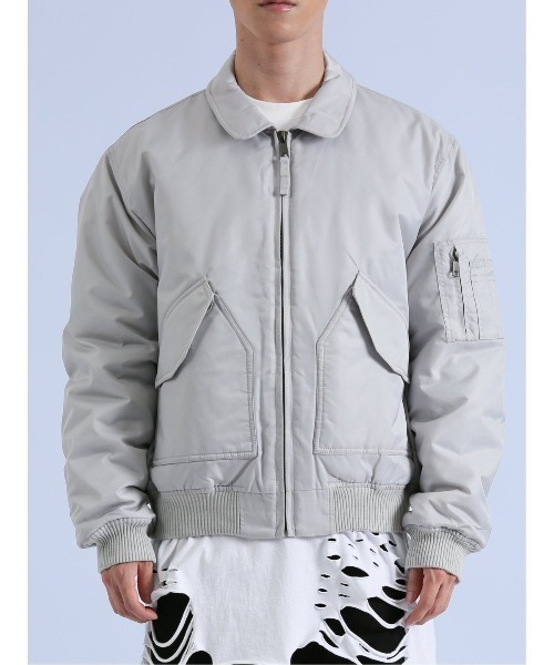 semantic design(セマンティックデザイン)の「セマンティックデザイン CWU-45P フライトジャケット(MA-1・メンズ・ホワイト/ブラック・MEDIUM/LARGE)」の16枚目の写真