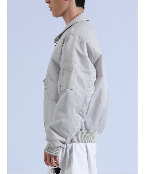 semantic design(セマンティックデザイン)の「セマンティックデザイン CWU-45P フライトジャケット(MA-1・メンズ・ホワイト/ブラック・MEDIUM/LARGE)」の17枚目の写真