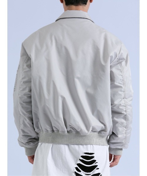 semantic design(セマンティックデザイン)の「セマンティックデザイン CWU-45P フライトジャケット(MA-1・メンズ・ホワイト/ブラック・MEDIUM/LARGE)」の18枚目の写真