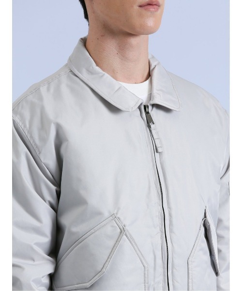 semantic design(セマンティックデザイン)の「セマンティックデザイン CWU-45P フライトジャケット(MA-1・メンズ・ホワイト/ブラック・MEDIUM/LARGE)」の19枚目の写真