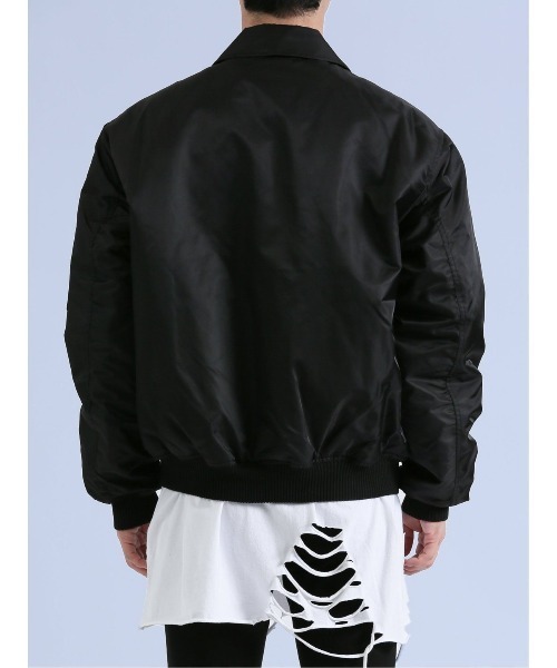 semantic design(セマンティックデザイン)の「セマンティックデザイン CWU-45P フライトジャケット(MA-1・メンズ・ホワイト/ブラック・MEDIUM/LARGE)」の8枚目の写真