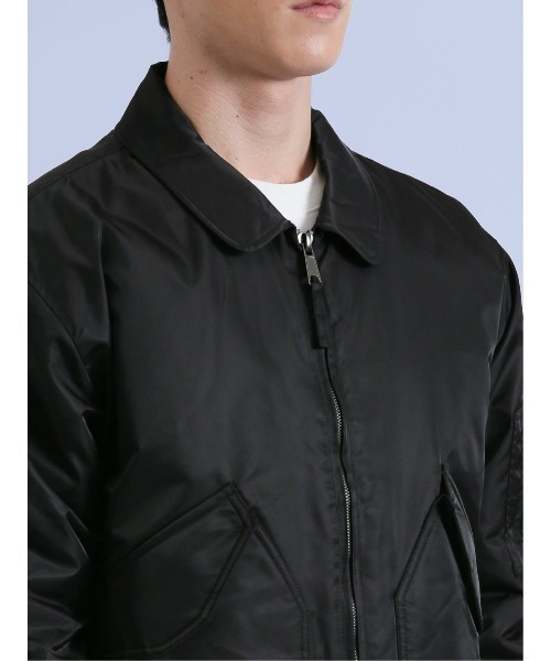 semantic design(セマンティックデザイン)の「セマンティックデザイン CWU-45P フライトジャケット(MA-1・メンズ・ホワイト/ブラック・MEDIUM/LARGE)」の9枚目の写真