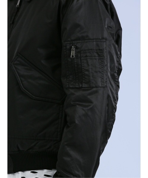 semantic design(セマンティックデザイン)の「セマンティックデザイン CWU-45P フライトジャケット(MA-1・メンズ・ホワイト/ブラック・MEDIUM/LARGE)」の11枚目の写真