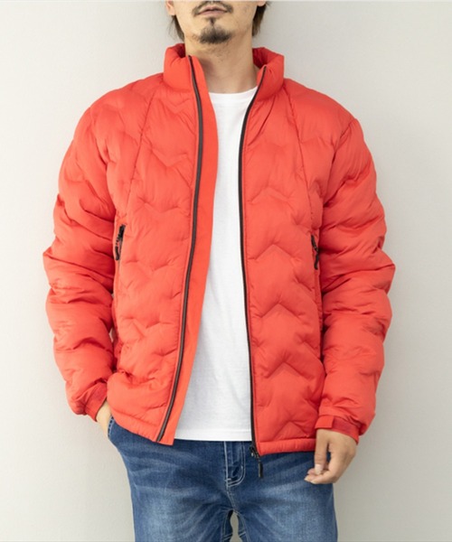 STYLEBLOCK（スタイルブロック）の「デュスポ中綿圧着ブルゾン（ダウンジャケット/コート・メンズ・ブラック/ブルー/レッド/グレイッシュベージュ・L/M/LL）」の4枚目の写真