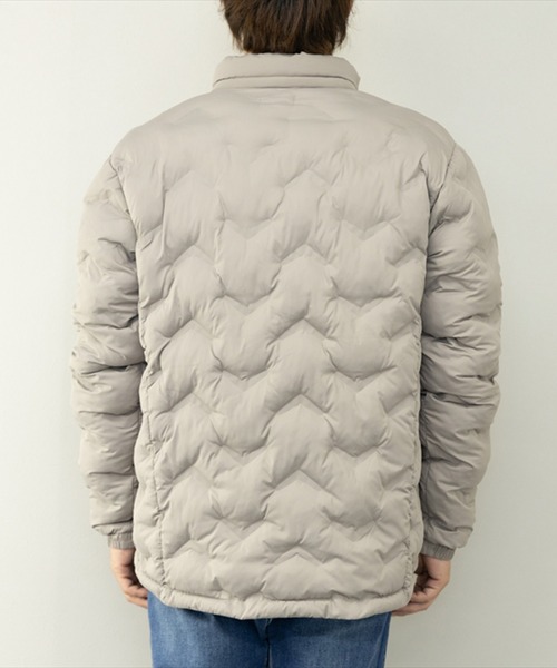 STYLEBLOCK（スタイルブロック）の「デュスポ中綿圧着ブルゾン（ダウンジャケット/コート・メンズ・ブラック/ブルー/レッド/グレイッシュベージュ・L/M/LL）」の13枚目の写真